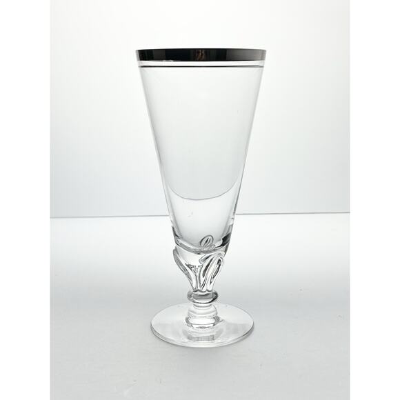 1950s Tiffin-Franciscan “Wedding Day” Set of 6 Iced Tea Glasses 7 1/2” 12oz - Picture 3 of 5